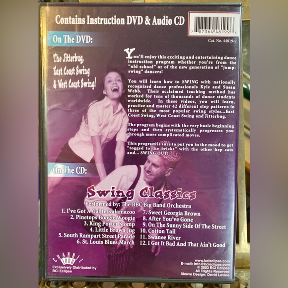 2 sets BALLROOM DANCING BASICS DVD to learn & CD to practice - Picture 2 of 5